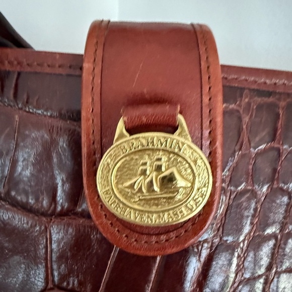 Brahmin croc print leather bag - Picture 3 of 6